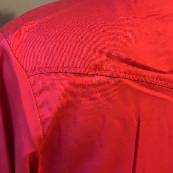 REBA Rodeo Red Layered Button Down Top - Picture 9 of 16